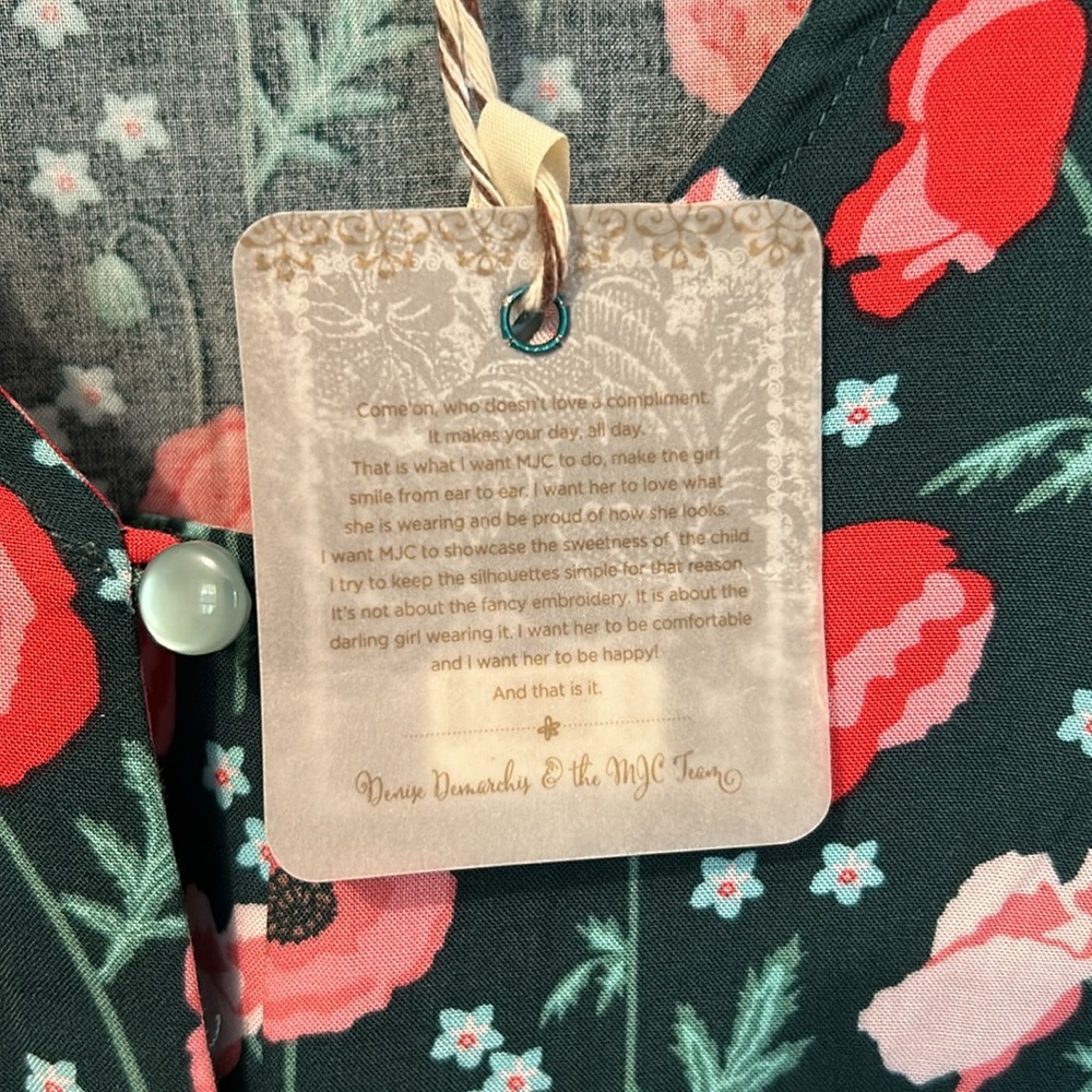 NWT Matilda Jane Top Women’s Small Floral Blouse Shirt Flared Cottagecore New - Picture 5 of 11